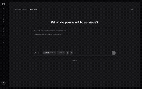 AgentRQ auto-title generation in action