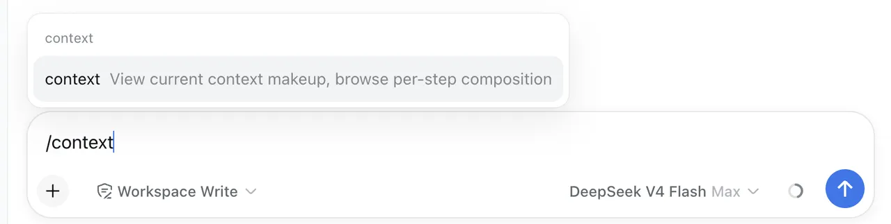 Context command_entry